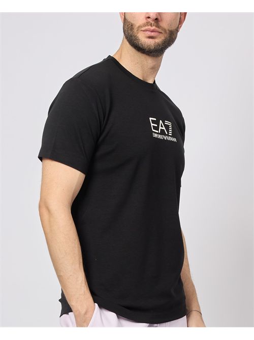 T-shirt girocollo slim fit EA7 con logo EMPORIO ARMANI EA7 | 7M000301-AF13739UC001